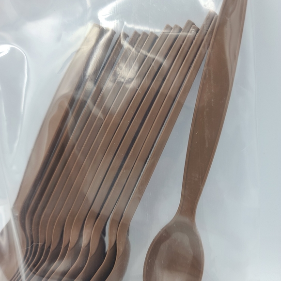 12 Count Military MRE Durable Plastic Spoons - Picture 2 of 2